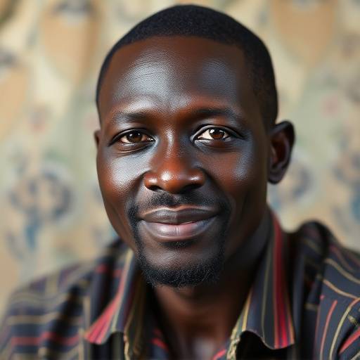 Portrait of David Mwangi, an instructor