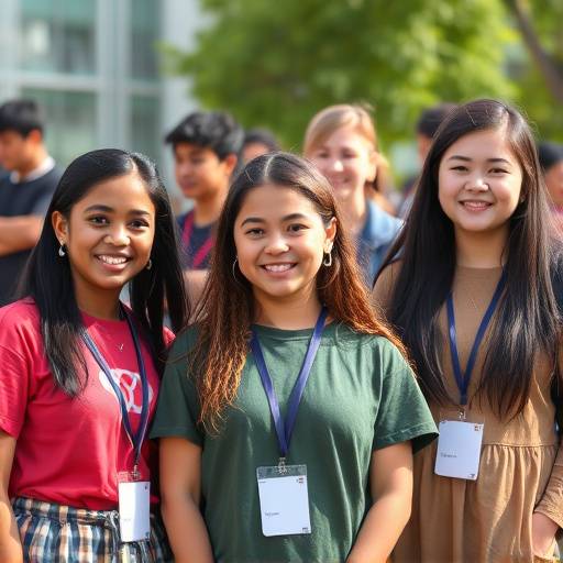 Students demonstrating the core values of the academy: respect, integrity, and excellence